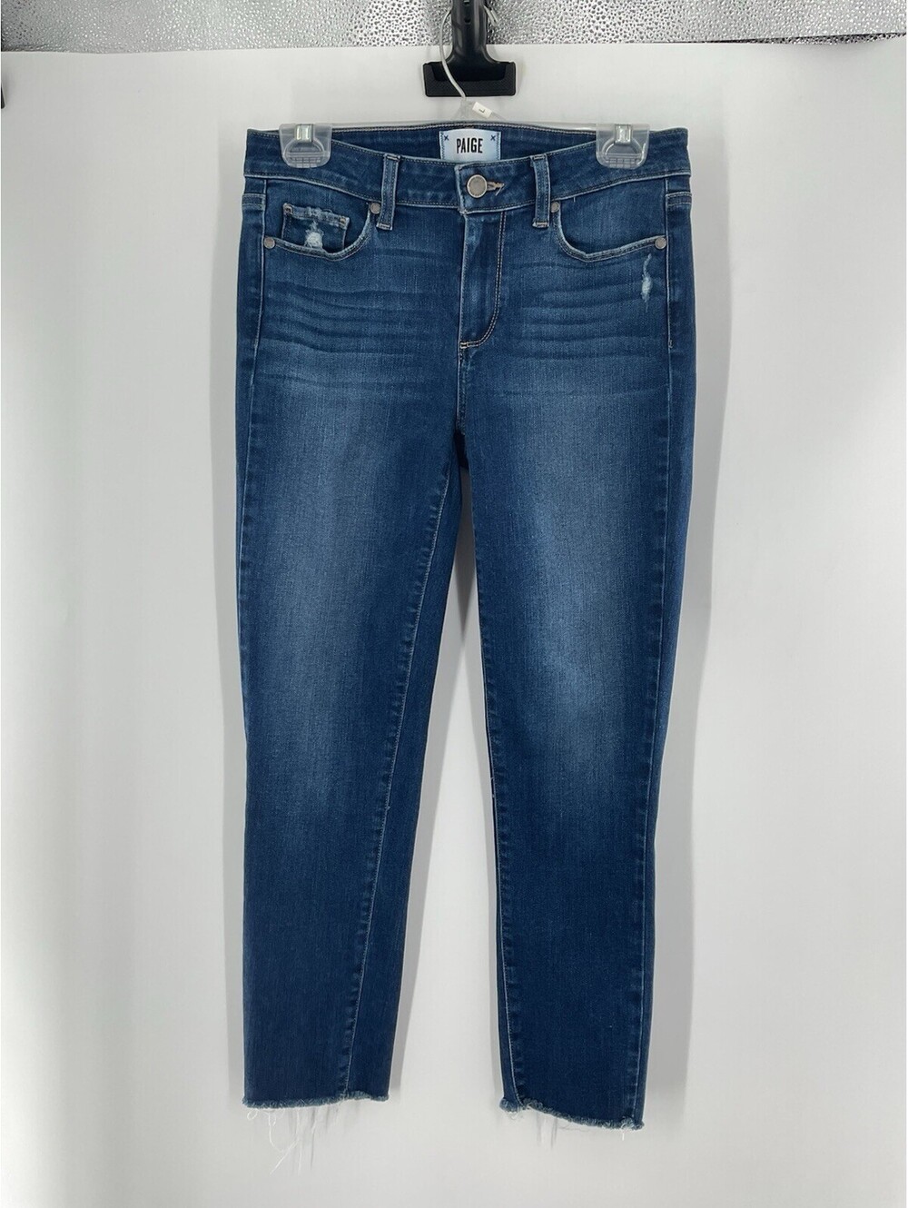 Paige Women’s Size 28 Cutoff Blue Jeans Kylie Crop Dark Wash 144